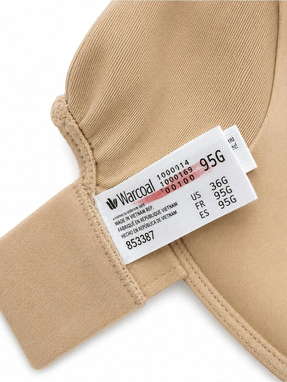 Wacoal Beige Strapless Convertible Bra